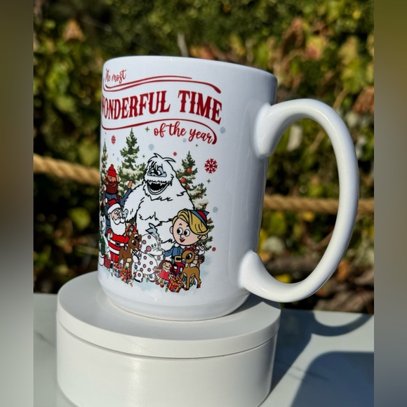 The most wonderful time of the year Rudolph the red nosed reindeer mug 15oz - Picture 3 of 5